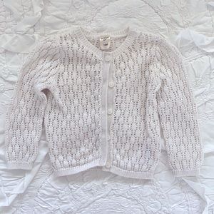Cream OshKosh sweater 18m